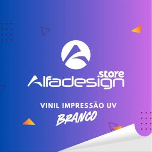 Adesivo em Vinil Branco Impressão UV Adesivo Vinil 010 - Brilho ou Fosco Tamanhos Variados 4x0 Impressão Padrão ou Impressão Premium com maior Nitidez Impressão UV A impressão UV possibilita maior durabilidade